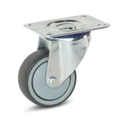 MESO Equipment caster with top plate - 80mm - 80kg
