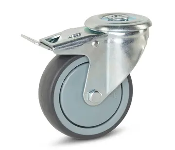 MESO Devices swivel castor braked with central hole - 100mm - 110kg