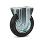 Rubber fixed castor - 200mm - 205kg C