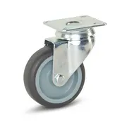 MESO Furniture castor with top plate - 75mm - 60kg