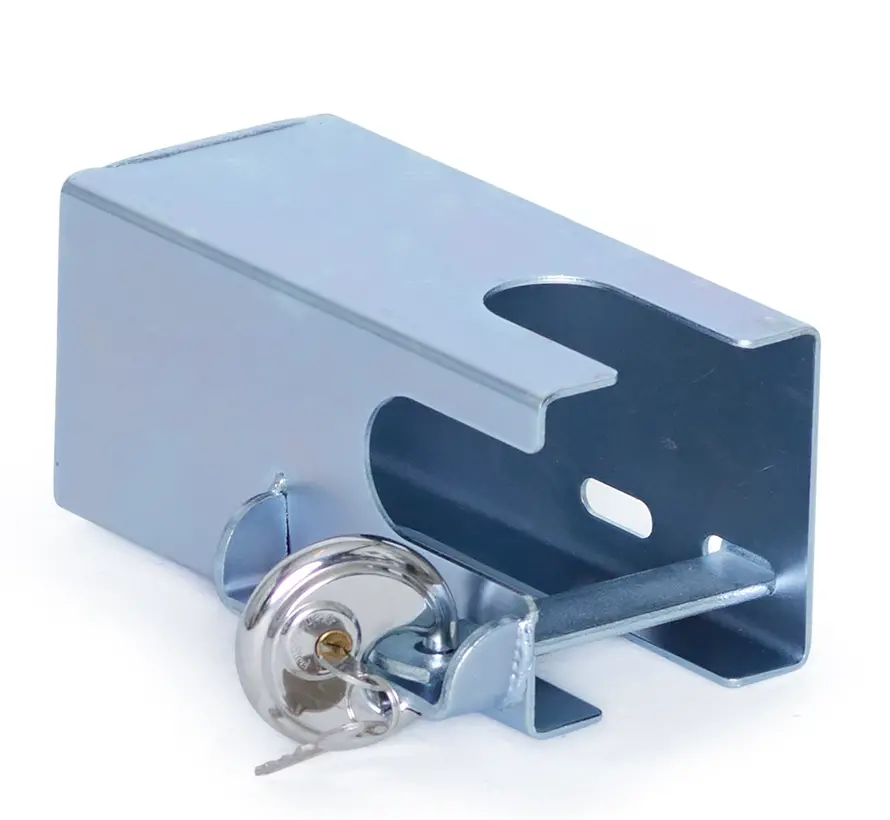 Drawbar lock - With 2 keys and discus lock - Sleeve
