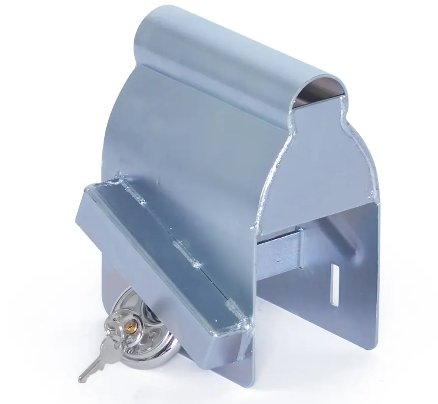 Drawbar lock - with 2 keys and disc padlock
