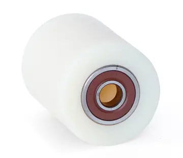 MESO Nylon pallet roller 80x100 - Shaft diameter 17mm - Ball bearing - Load capacity 1100kg