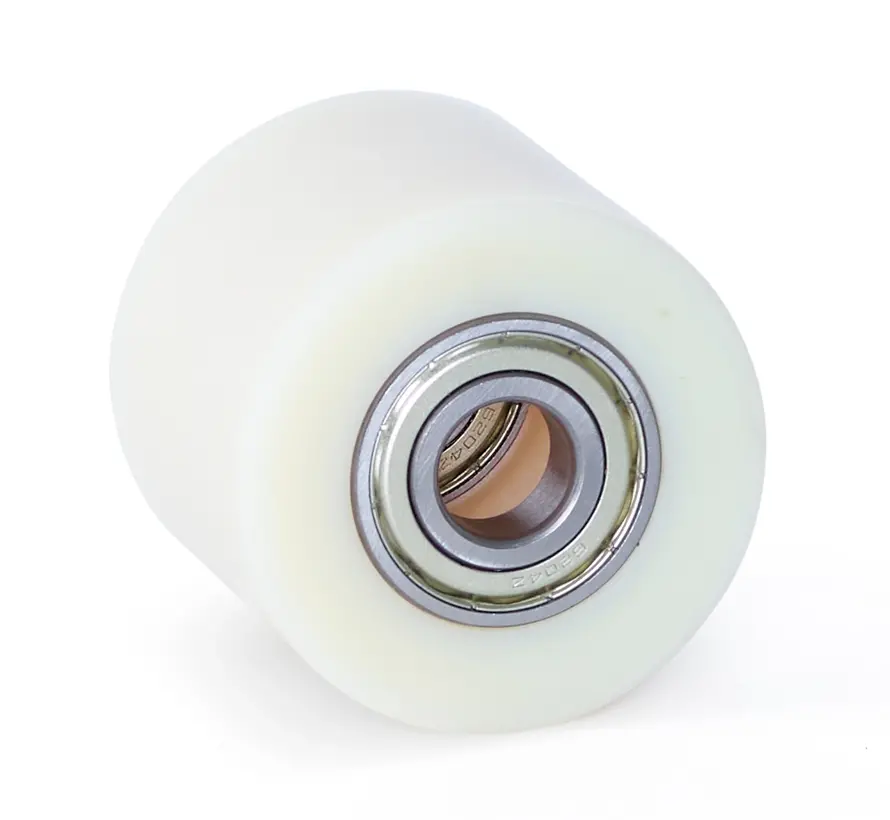 Nylon pallet roller 80x70 - Bore diameter 20mm - Ball bearing - Load capacity 700kg