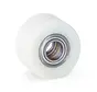 Nylon pallet roller 80x50 - Shaft diameter 25mm - Ball bearing - Load capacity 500kg
