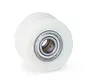 Nylon pallet roller 80x50 - Bore diameter 20mm - Ball bearing - Load capacity 500kg