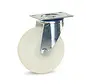 Nylon swivel castor with top plate - 125mm - 250kg