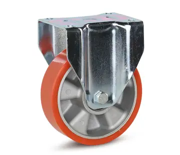 MESO PU heavy duty fixed castor, 160 mm - 700 kg