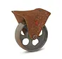Vintage Retro Design bucking wheel - Cast iron - 100mm - 90kg