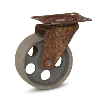 MESO Vintage - Retro design swivel wheel 75 mm - 80 kg