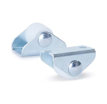 MESO Small white PP Fixed castor - 15mm - 20kg