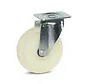 Nylon heavy duty swivel castor with top plate - 200mm - 800kg