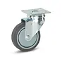 Trolley swivel castor with top plate - 75mm - 70kg