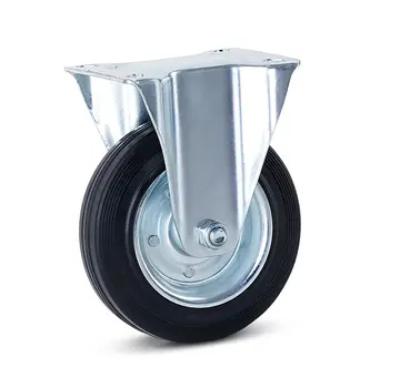 MESO Odourless rubber fixed castor - 160mm - 200kg