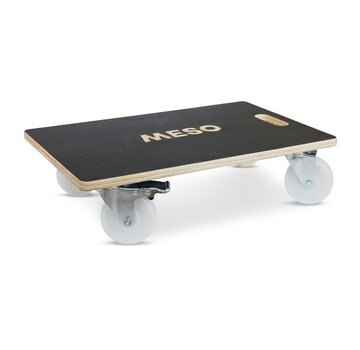 MESO Furniture roller 2 x braked - Nylon wheel - 575mm x 350mm - 400kg