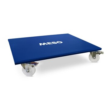 MESO Furniture roller 4 x braked - Nylon wheel - 800mm x 600mm - 400kg