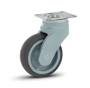 MESO Grey plastic swivel castor with top plate - 100mm - 100kg