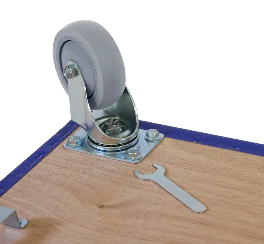 Furniture roller - Rubber wheel - 800mm x 600mm - 350kg