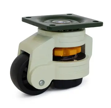 MESO Black nylon lifting swivel castor with top plate - 50mm - 250kg