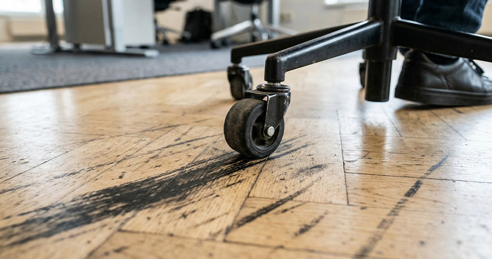 Why does my castor leave marks on the floor? Here's what you can do