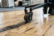 Why does my castor leave marks on the floor? Here's what you can do