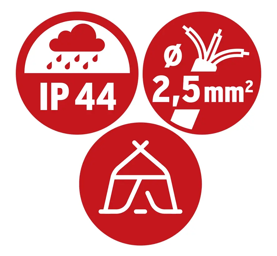 Brennenstuhl - Garant CEE IP44 Camping-/Seekabeltrommel - H07RN-F 3G2.5 - 25m