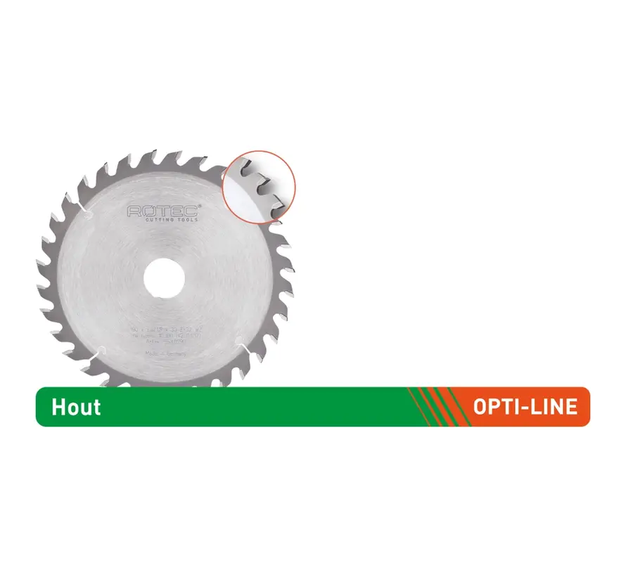 OPTI-LINE HM Sägeblatt - Ø235x2,8x30 - Z=24 - WZ