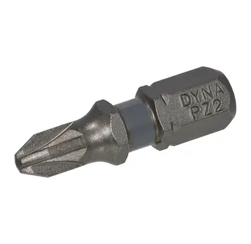 Dynaplus Dynaplus - Schraubenbit 25MM - PZ-2 Grau (10 Stück)