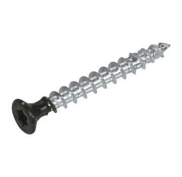 Dynaplus Dynaplus - Beschlagschrauben - Torx 20 - 4,5 x 40mm - Verzinkt - Goldgewinde - Schwarzer Kopf (200 Stück)