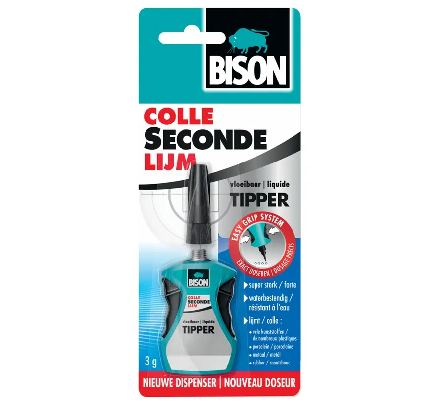 Bison - Zweiter Klebstoff Kipper Liquid - 3g
