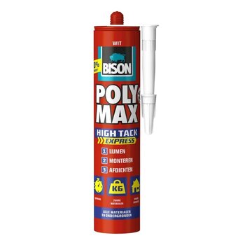 Bison Bison - Poly Max High Tack - Weiß - 425g