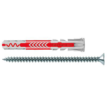 Fischer Fischer - DuoPower S - Universalstecker - 6 x 50mm - Inklusive Schrauben (50 Stück)