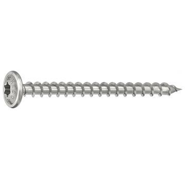 Heco Topix-Plus - Rostfreie A2-Schrauben - Torx-Senkkopf - 6 x50mm - Vollgewinde (200 Stück)