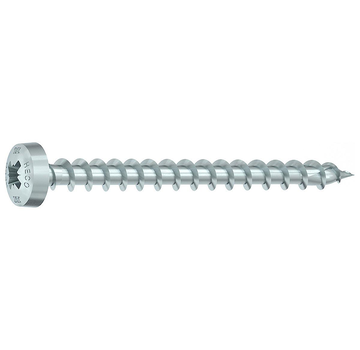 Heco Topix-Plus-Schrauben - Pozidrive Rundkopf - 4 x 40mm - Vollgewinde (200 Stück)