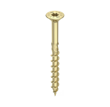 Heco -Topix-Plus Schrauben - Torx 20 - 5 x 80mm - Teilgewinde - Gelb verzinkt (7 Stück)