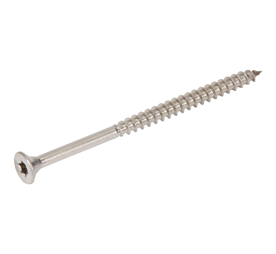 Stark - Torx 25 Flachkopf-Spanplattenschrauben - 5x80mm - Edelstahl A2 (200 Stück)