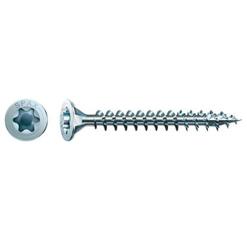 Spax - Spanplattenschrauben - Torx 20 Flachkopf - 5 x 80mm - Vollgewinde - WIROX (100 Stück)