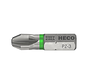 Heco - Drive-Bits - Pozidrive 3 - 25mm (Blisterpackung 2 Stück)