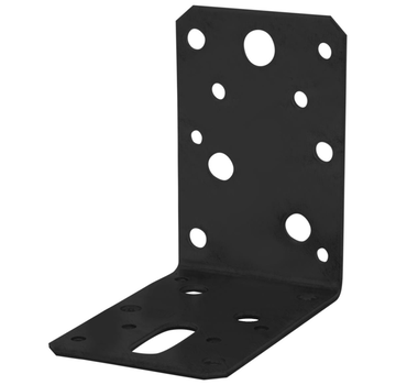 Starx Eckanker - Flach - 90x90x60x2.5 - Schwarz