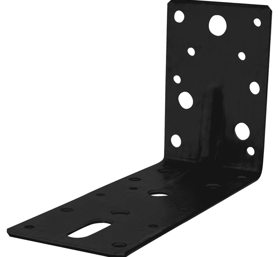 Eckanker/Rolle - 150x90x60x2,5 - Schwarz