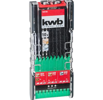 KWB Kwb - Stichsägeblatt-Satz - 10-teilig
