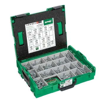 Spax - Schrauben - Torx - L-BOXX - WIROX - Sortimentskasten (2.445 Teile)