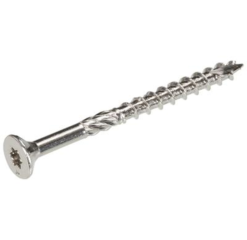 Woodies Woodies - Schrauben Ultimate - Torx 20 Flachkopf - 4 x 50mm - Teilgewinde - Edelstahl (200 Stück)