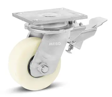 MESO Superschwere Nylon-Lenkrolle mit Bremse - 150mm - 2000kg