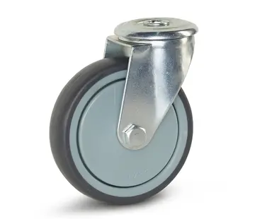 MESO Gerätelenkrolle mit Mittelloch - 125mm - 130kg