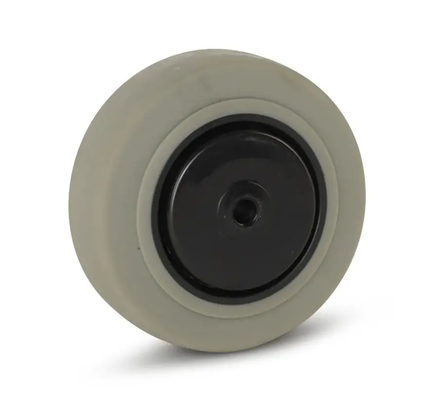 graues Gummi-Lockerrad 100 mm - GR1-100Z