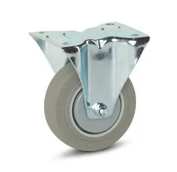 MESO Grau Gummi-Bockrolle 100 mm - 150 kg