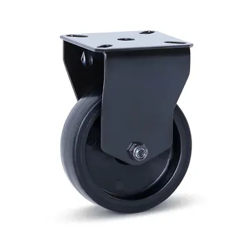 MESO Feststehende Möbelrolle schwarz - 75mm - 60kg