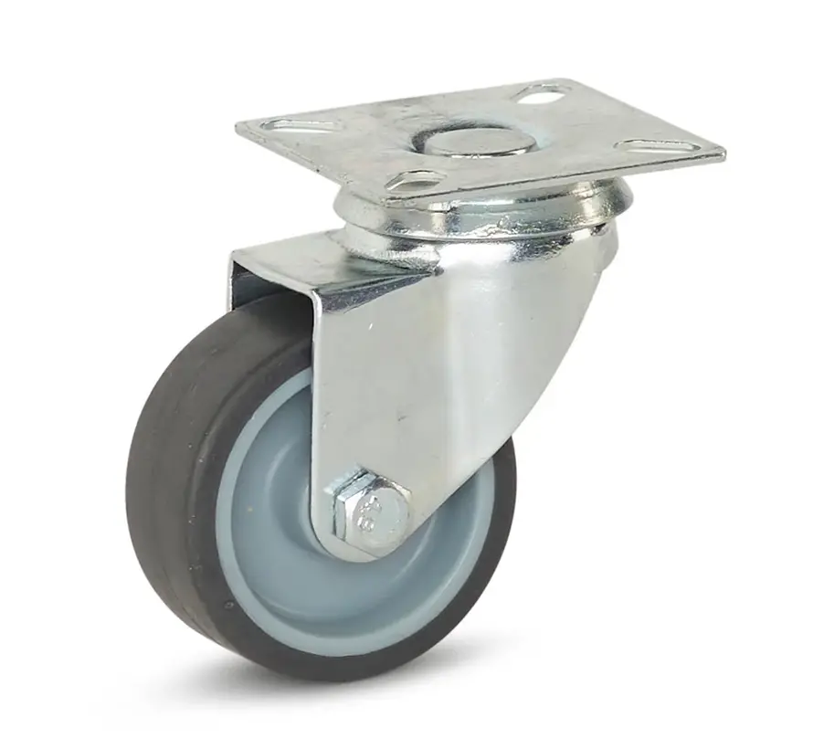 Möbelrolle mit Kopfplatte - 50mm - 40kg