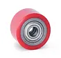 PU-Palettenroller 80x50 - Wellendurchmesser 20mm - Tragfähigkeit 400kg
